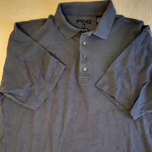 Ping Men's Large Golf Shirt Dark Gray